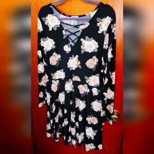 J for Justify Floral Dress 2X